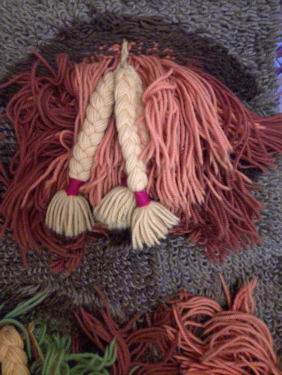 Image 1 of Arazzo intrecciato colorato