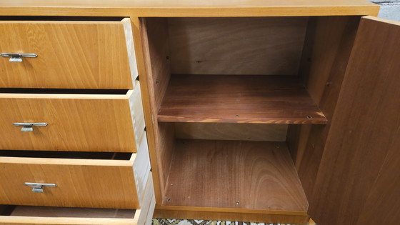 Image 1 of Meuble 4 tiroirs 1 porte année 1960 vintage 