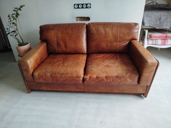 Image 1 of Italian leather sofa