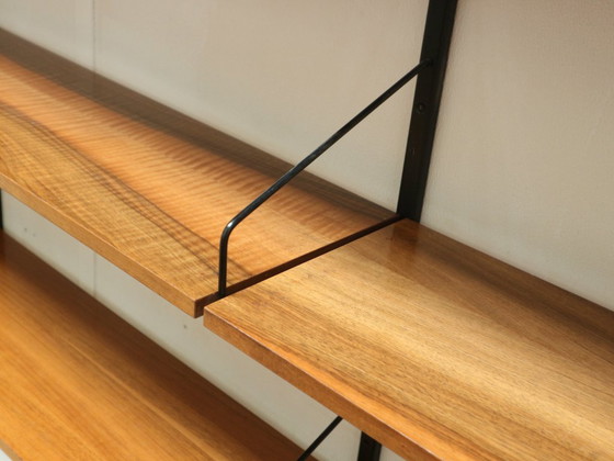 Image 1 of Groot vintage wandsysteem met planken gemaakt in de jaren ’60