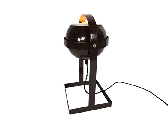 Image 1 of Space Age - 'Eyeball' Tafelspot - Metaal - 3e Kwart 20e Eeuw