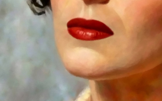 Image 1 of Edith Piaf (La Môme) 60x60 cm Dipinto acrilico su tela