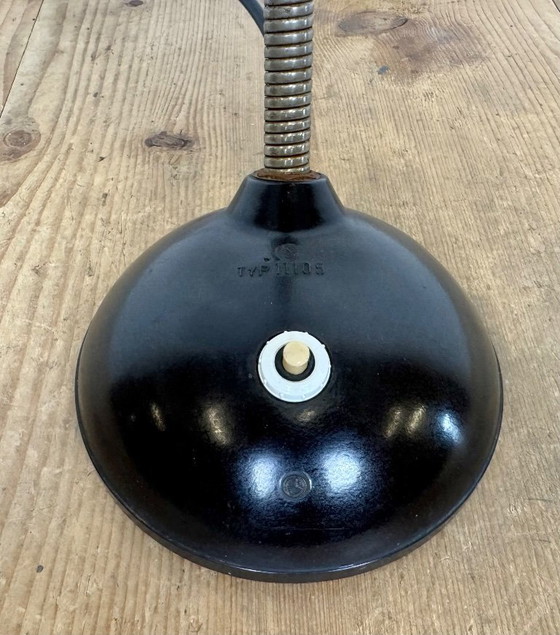 Image 1 of Vintage Brown Bakelite Gooseneck Table Lamp, 1960s