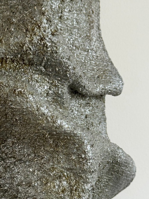 One-of-a-kind Textural Wall Sculpture Caribbean Artist