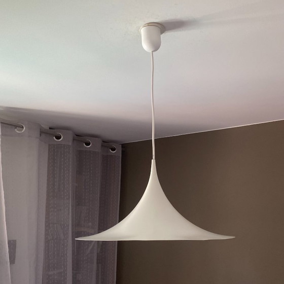 Image 1 of Set of 2 Semi hanging lamps by Claus Bonderup & Torsten Thorup. 1970.