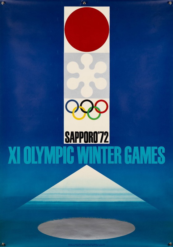 Sapporo 1972 XI Olympische Winterspelen – Originele Olympische poster van Takashi Kono – Paper (photo 3 of 8)