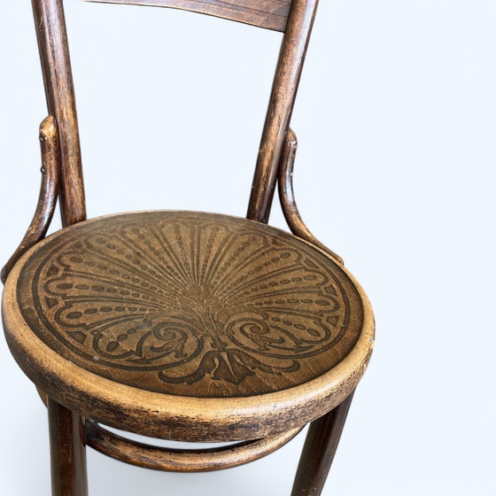 Image 1 of 2x Thonet Cosmos No. 124 Chairs - Art Nouveau 1910-1930