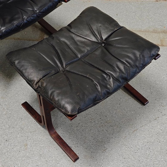 Poltrona Vintage Siesta Ingmar Relling Westnofa – Poltrone, Leather, Wood (photo 3 of 11)