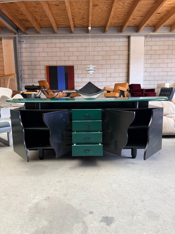 Vintage postmodern sideboard in the style of Peter Maly – Wood (photo 5 of 15)