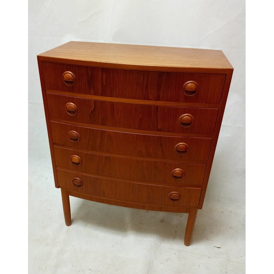 Image 1 of Vintage teak chest of drawers by Kai Kristiansen for Feldballes Mobelfabrik, 1960.