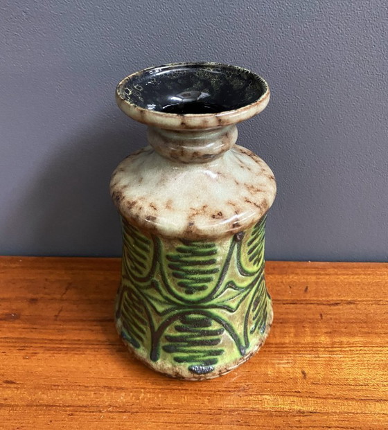 Image 1 of Strehla vase model 1228 1970s German Pottery