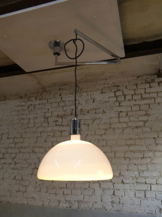 Lampada a sospensione articolata di Franco Albini per Sirrah – Lampade a sospensione, Design (photo 2 of 5)