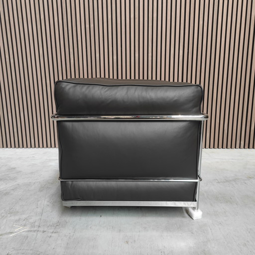 Fauteuil Cassina LC2 en cuir noir