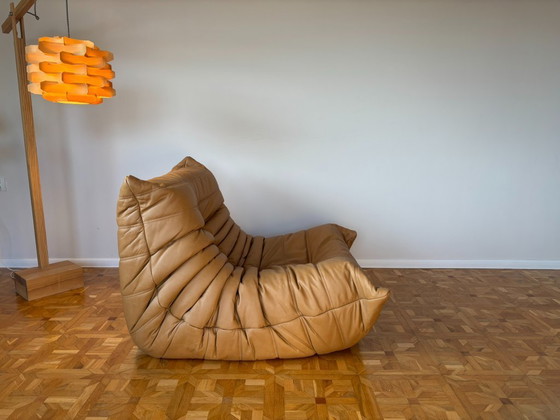 Image 1 of Togo Ledersessel von Michel Ducaroy für Ligne Roset