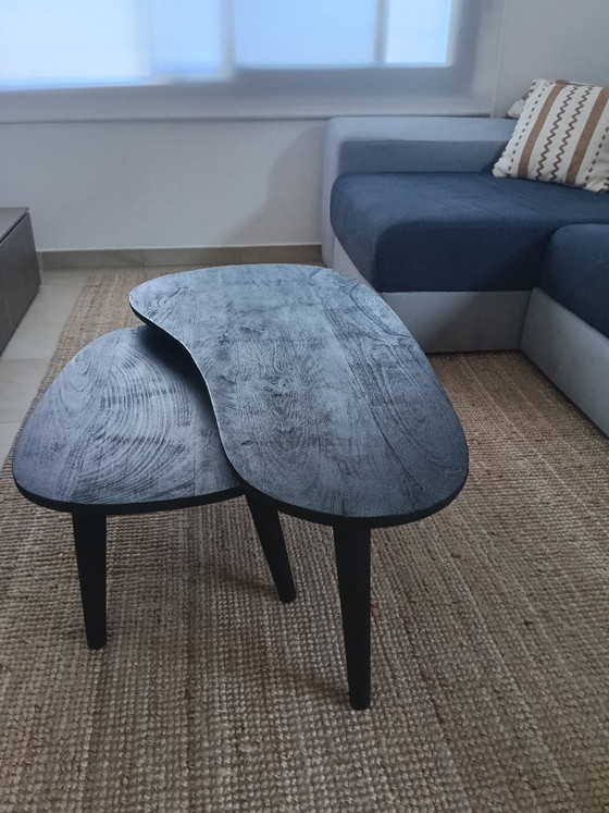 By-Boo Guus Schwarze Couchtische – 2er-Set – Mangoholz – Wood (photo 5 of 7)