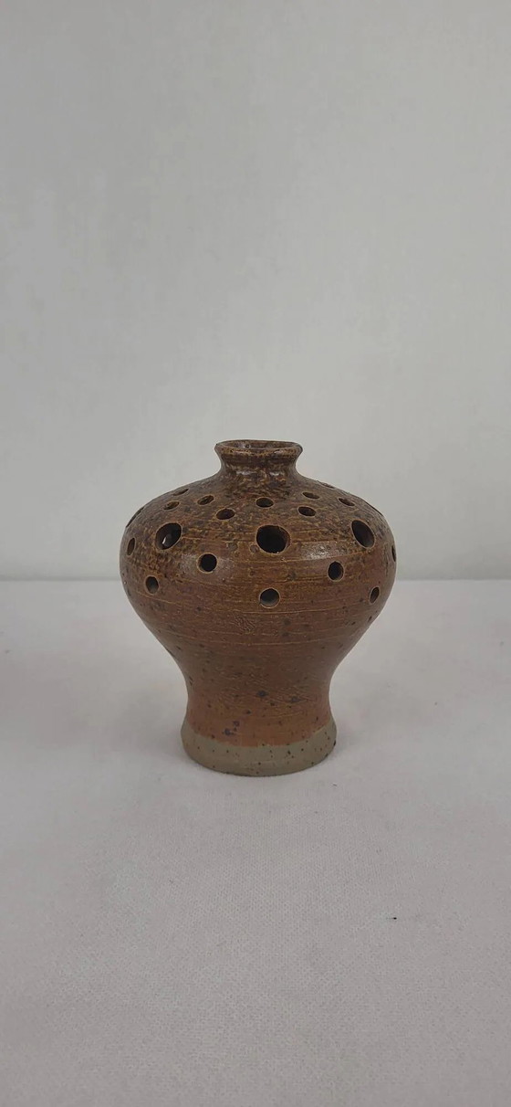 Blumenvase aus Steingut – Vasen, Porcelain, Vintage (photo 3 of 6)