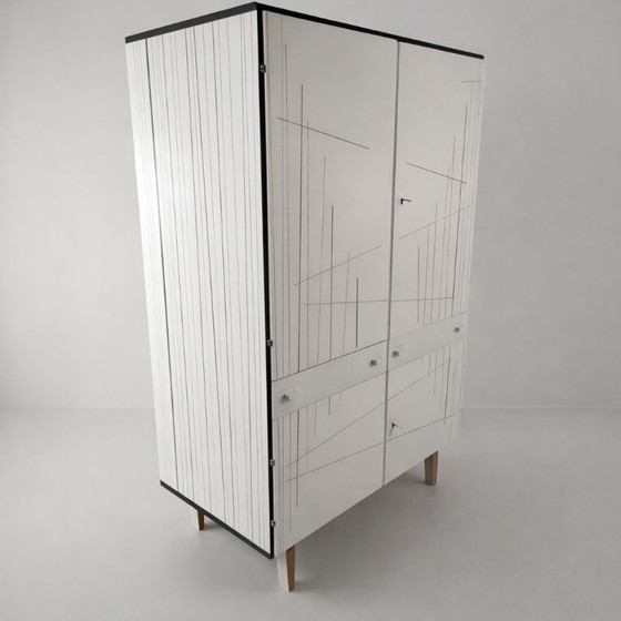 Image 1 of Vintage Wardrobe in Ash by Francisek Mezulanik, 1970