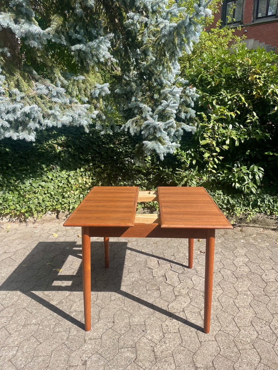 Image 1 of Mesa de comedor danesa de teca de Ansager AM Mobler