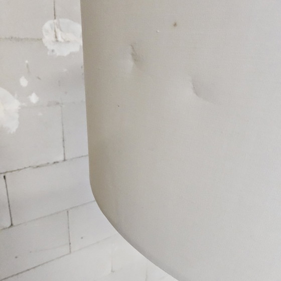 Image 1 of Zuiver tripod floor lamp white fabric shade chrome leg / tripod lamp / dutch design floorlight