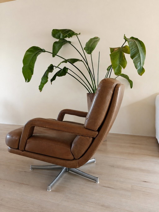 Walter Knoll Vintage Draaifauteuil Met Sterpoot – draaistoelen, Leather (photo 2 of 5)