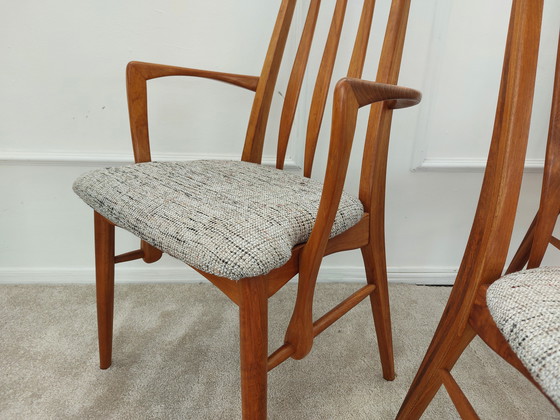 Image 1 of Juego de 6 sillas "EVA" de Niels Koefoed - restauradas.