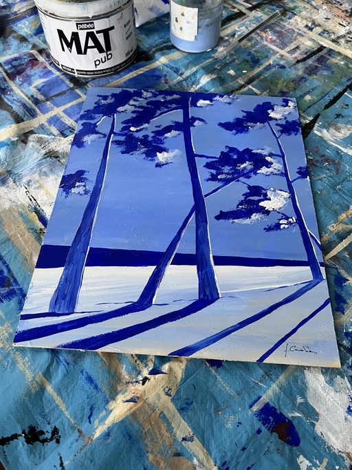 Acrylic on hardboard, 30x24cm
