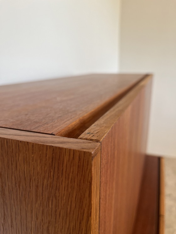 Image 1 of Vintage ladekast van teak en eikenhout