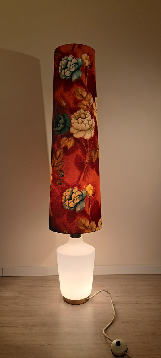 Image 1 of 🔴⚪️ Original DORIA Floor Lamp – 60s/70s – Large, rare, excellent condition