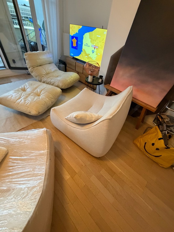 Cinna Sake Lounge renoviert, Sitzecke, Stoff, Beige, Design (Foto 4 von 6)