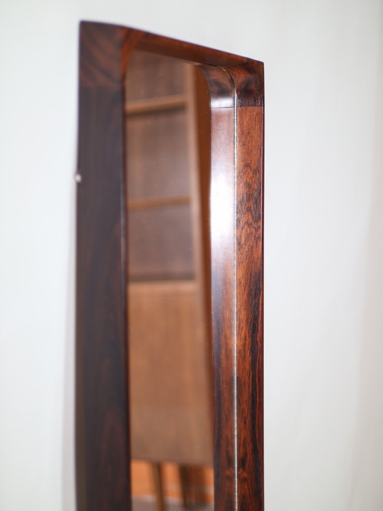 Image 1 of Mirror Niels Clausen Rosewood Danish Vintage