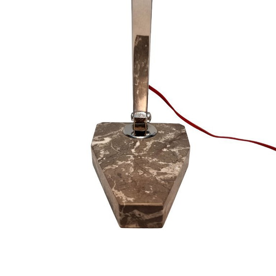 Image 1 of Lampe de bureau Art déco French Fare chromée