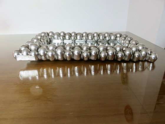 Image 1 of Miroir mural psychedelique dans le gout de Marcel Wanders, 90's