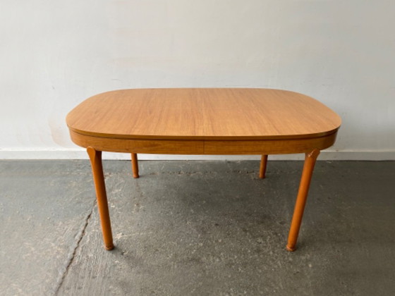 Image 1 of Grande table de salle à manger Mid Century par Schreiber Furniture