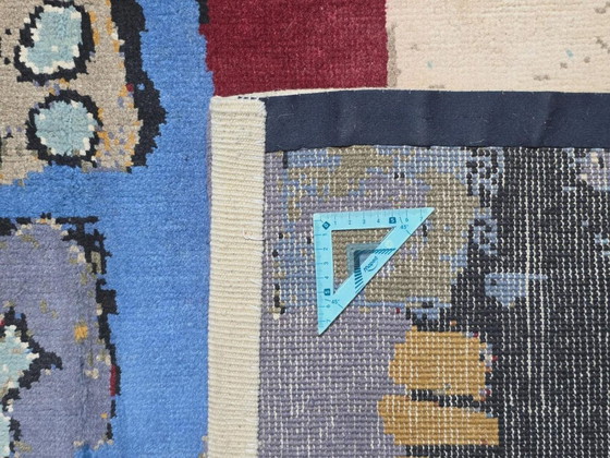 Alfombra de lana anudada a mano – Arte cubista de la guitarra de Pablo Picasso, 260x190cm – Wool (photo 9 of 10)