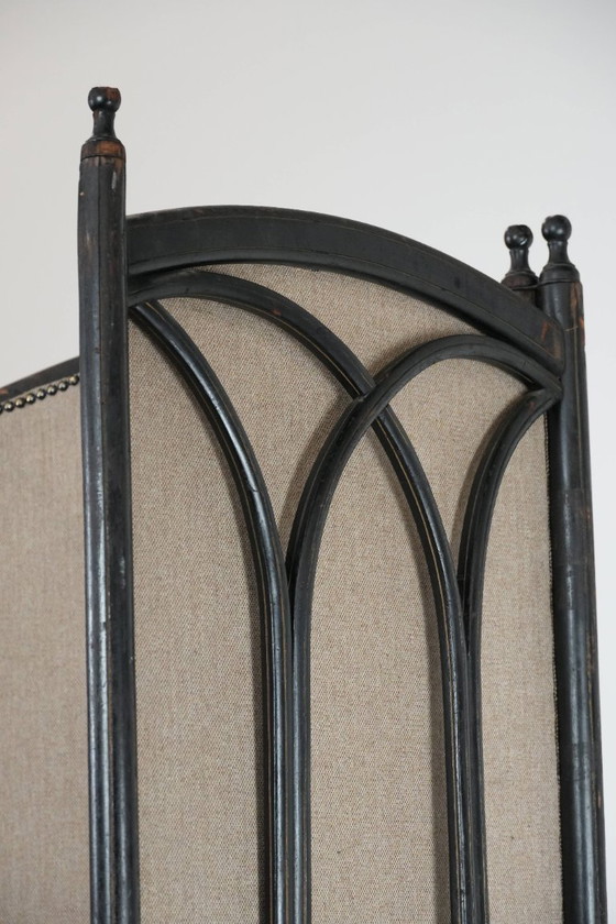 Image 1 of Antique restored bendwood Art Nouveau room divider from the late 19th century