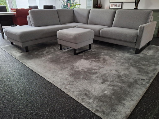 Rolf Benz Corner Sofa Ego Type G + Hocker