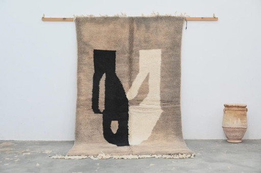 Tapis authentique en laine Beni Ourain 300 x 200 cm – Tailles personnalisées