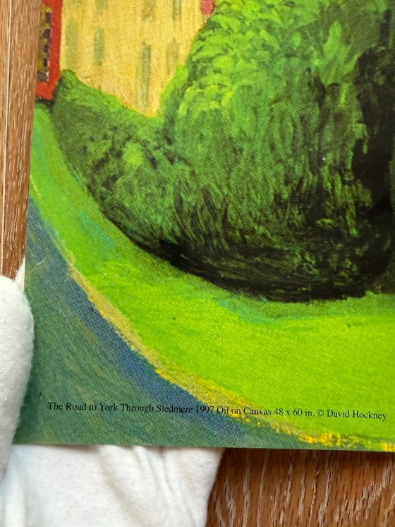 Image 1 of David Hockney (1937-2026), The Road to York Through Sledmere, 1997, copyright David Hockney, Printed in the UK