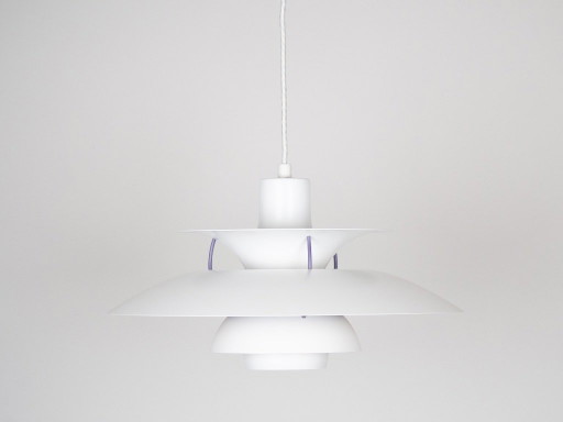 Pair of 2 PH 5 Pendant Lamps by Poul Henningsen, Louis Poulsen – hanglampen, Aluminium