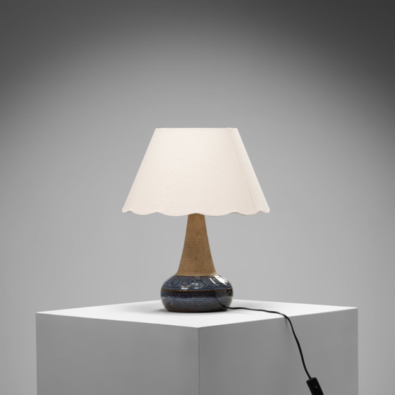 Model 3041 Keramik Tischlampe von Søholm Stentøj, Dänemark, 1960er Jahre, Tischlampen, Beige, Scandinavian (Foto 3 von 11)