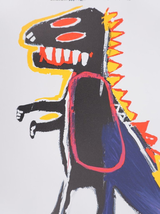 Jean-Michel Basquiat: Crowned T-Rex (Pez Dispenser), Signed Lithograph – Lithographs & prints, Paper (photo 2 of 6)
