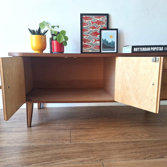 Image 1 of vintage laag dressoir