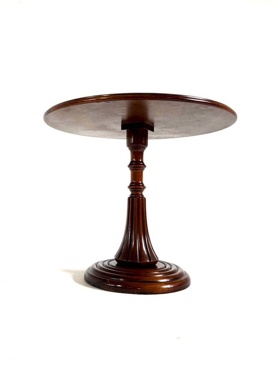 Vintage wortelnoten wijntafel ‘60 – Bijzettafels, Hout (photo 3 of 8)