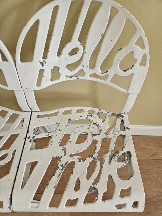 Image 1 of 2x Artifort Aluminium-Stühle Hallo!