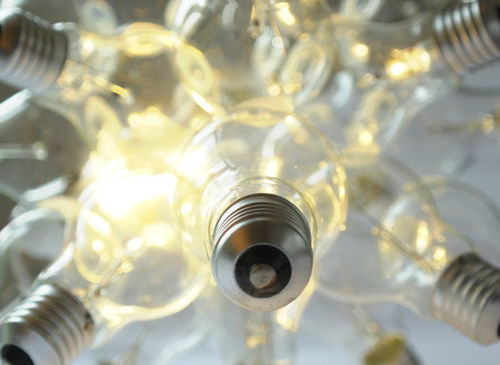 Image 1 of "Spare" design JAN PAUL /lamp constructed from 26 light bulbs