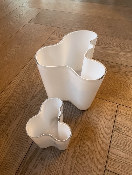 Image 1 of iittalia Alvar Aalto set of 2 vases