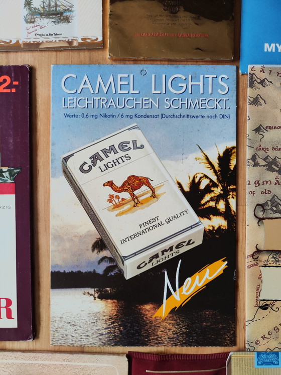 36 x Original Advertising / Signs / Posters - Cigarettes & Tobacco – Decorative Objects, Rubber, Plastic (photo 5 of 11)