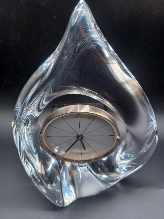 Image 1 of Horloge Pendule en cristal DAUM 