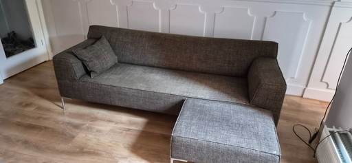 Ontwerp op Stock Bloq 3-zits bank met hocker