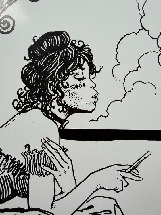 Milo Manara, Dedicated to Corto Maltese, Stampa A.C. Grafiche... – Stampe artistiche, Carta (photo 6 of 10)